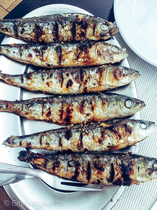 Grilled sardines Portugal