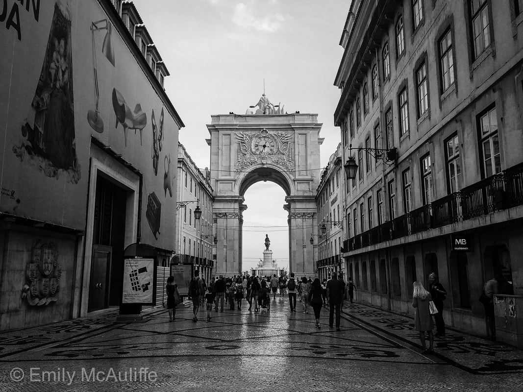 Rua Augusta, Lisbon, Portugal, Emily McAuliffe